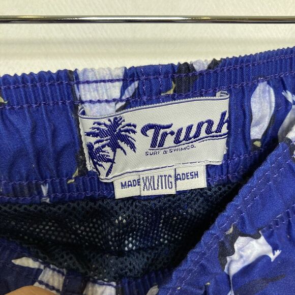 Trunks Surf & Swim Penguins Blue Swimming Shorts Mens XXL - Picture 13 of 13
